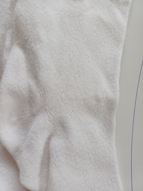 Pančuchy - biele vzorkové, h&m,134