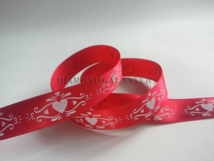 Ozdobná stuha s potlačou - 15 mm, 