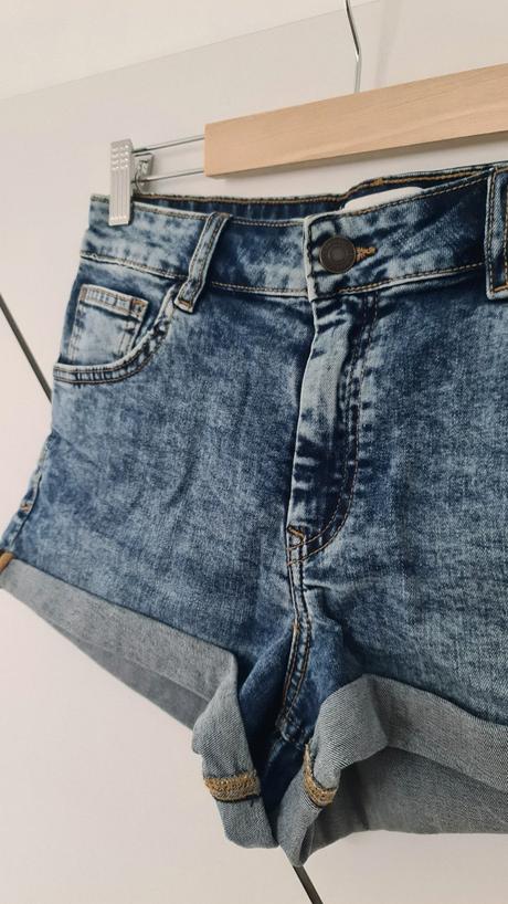 Denim riflové šortky, reserved, reserved,s