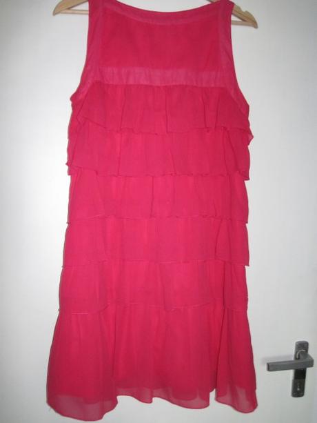 Volánikové šifónové šaty, vero moda,38