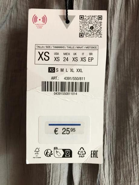 Zara sivé široké nohavice, zara,xs