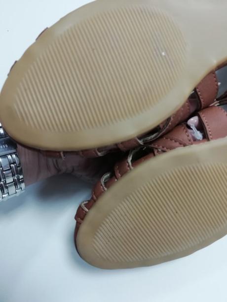 Hnedé prepletané  topánky baleriny sandále, f&f,36