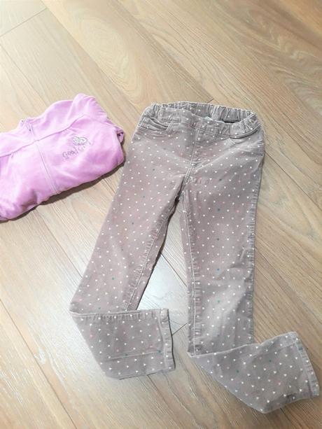 Nohavice s mikinou s poštovným, h&m,122
