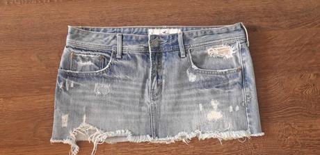 Riflová sukňa hollister   v.27., hollister,s