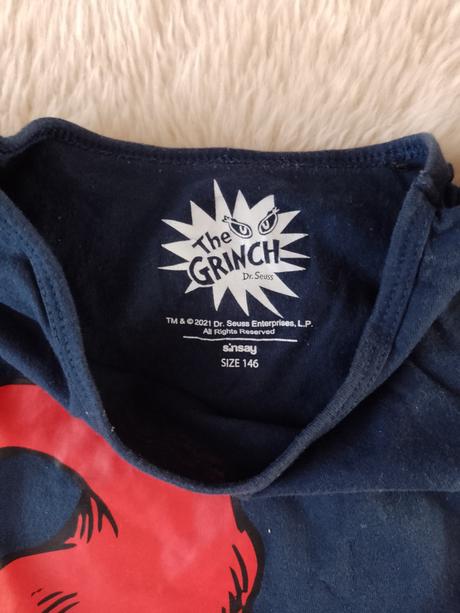 Bavlnené pyžamo grinch, sinsay,146