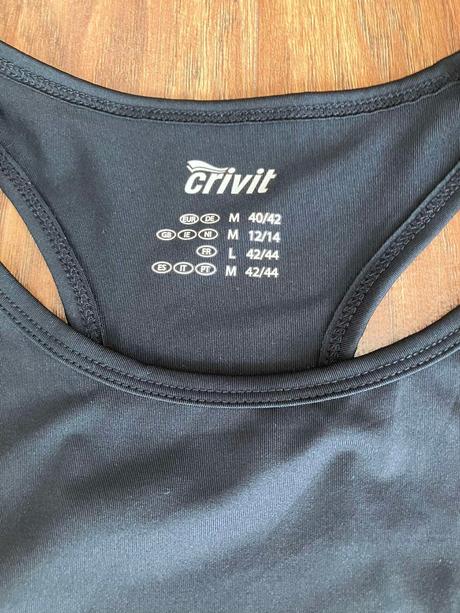 Predám tielko na cvičenie, crivit, m, ako nové, crivit,m