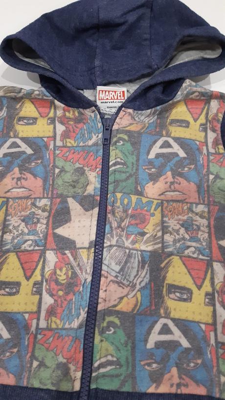 Mikina na zips, marvel,92