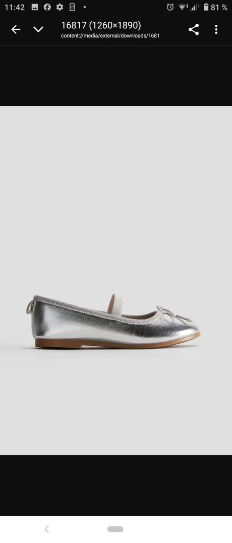 Nové balerínky, h&m,33