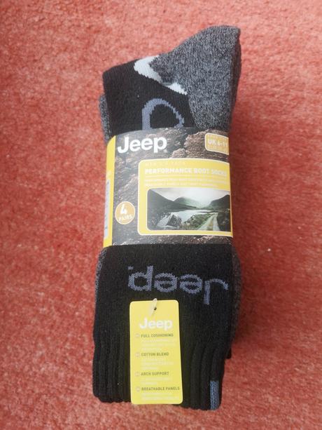 Jeep pánske funkčné ponožky 4 páry veľkosť 39-45, 39 / 40 / 42 / 44 / 46