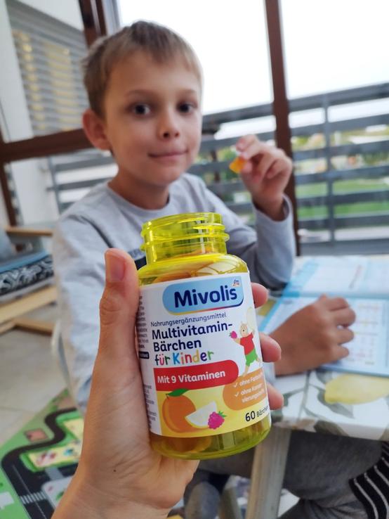 Mivolis Multivitamínové medvedíky pre deti, 60 ks