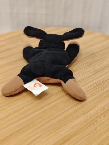 Retro plyšový doberman doby, mcdonald's, 13 cm, 