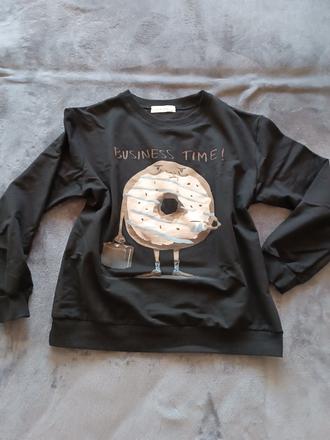 Tenšia tričková mikina s aplikáciou - m, m