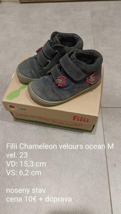 Barefoot celoročky filii chameleon, veľ.23, filii,23