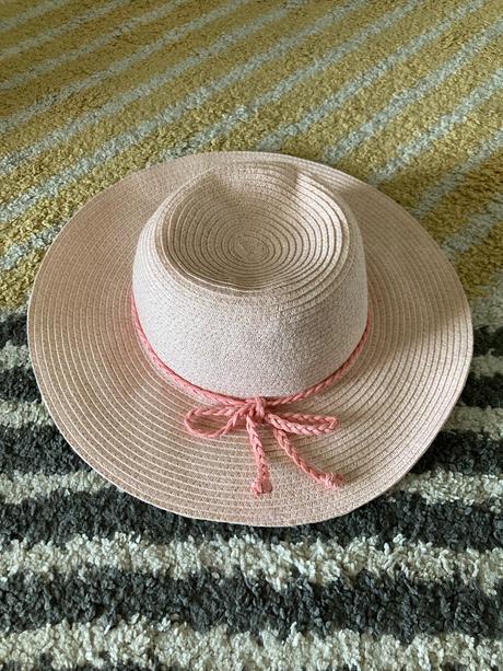 Trblietavý slamený klobúk 122/128, h&m,122