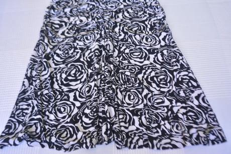 Čierno-biele letné šaty veľ. l-xl, l