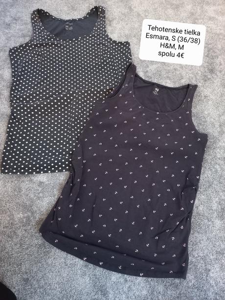Tehotenske tielka, esmara, h&m, m, h&m,m