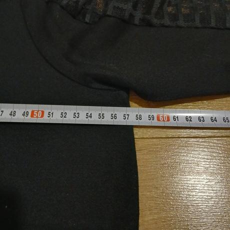 Elegantný svetrík s 3/4 transparentným rukávom, c&a,xl