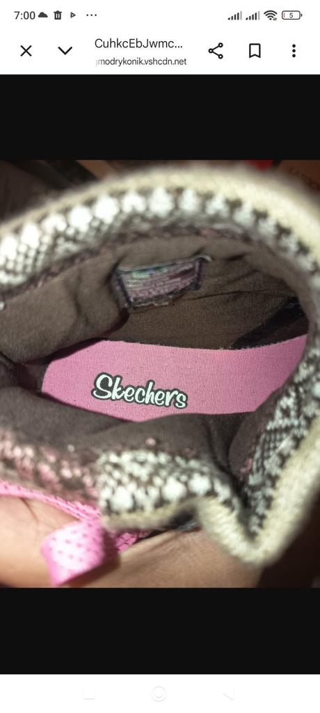 Skechers členkové čižmy zateplené 34, skechers,34