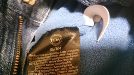 Detské zateplené rifle zn. tchibo, č. 98-104, tcm,98