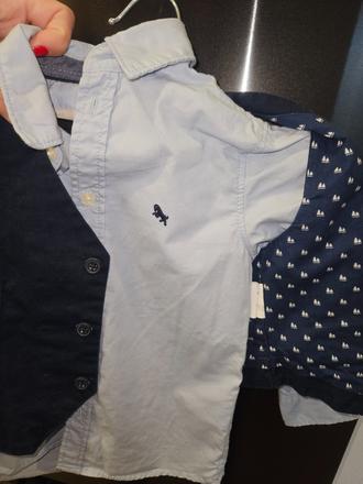 Bledo modrá košela 104, h&m,104