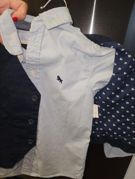 Bledo modrá košela 104, h&m,104