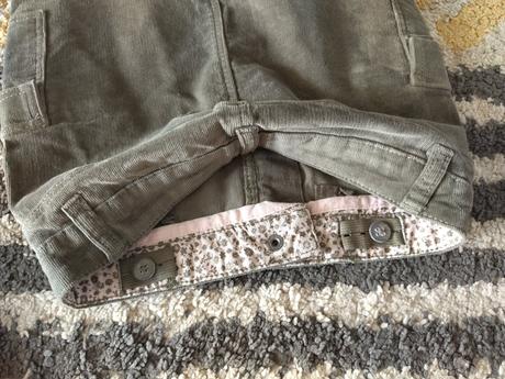 Menčestrová sukňa, h&m,122