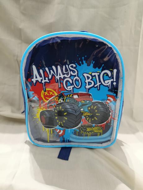 Hotwheels chlapčenský ruksak s fľaškou a obedarom, sinsay