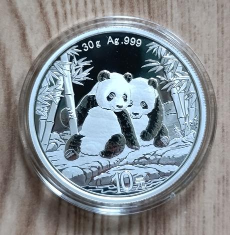 30g ag 999/1000 strieborná minca 10 yuan 2026 čína,