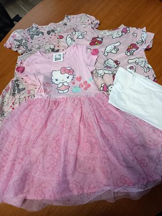 Šaty hello kitty 122, 6-7 rokov, hello kitty,122