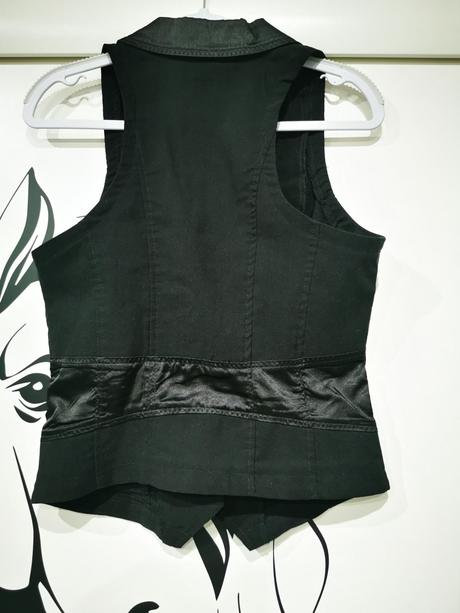 Čierna vesta, okay,xs