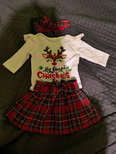 Vianočné šatky 0-3m, 68