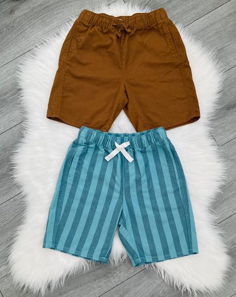 2x keprové šortky veľ. 116, h&m,116