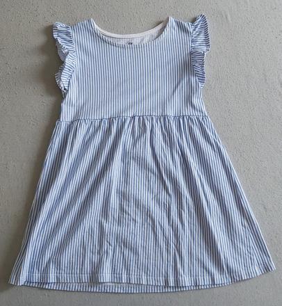 Šaty pásikavé h&m 110/116, h&m,110