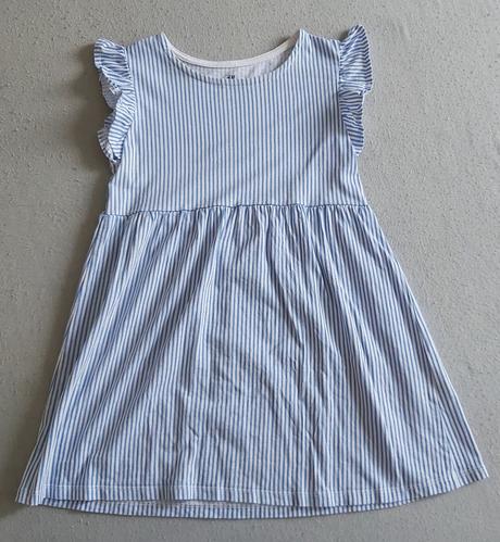 Šaty pásikavé h&m 110/116, h&m,110