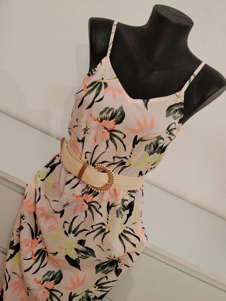 H&m dlhé kvetované šaty, h&m,34