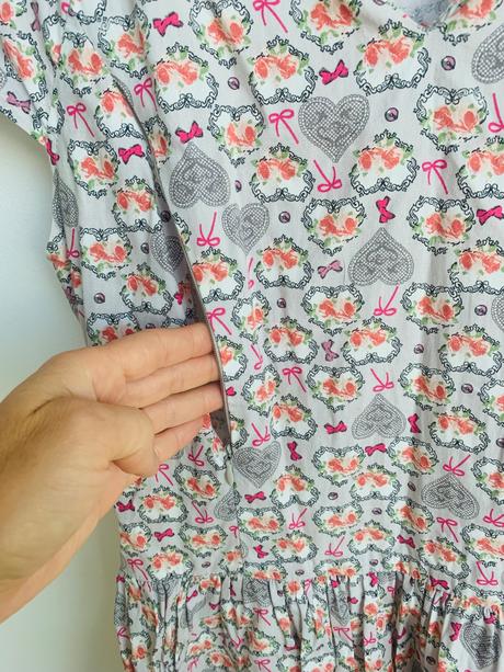 Romantické šaty na kojenie, s