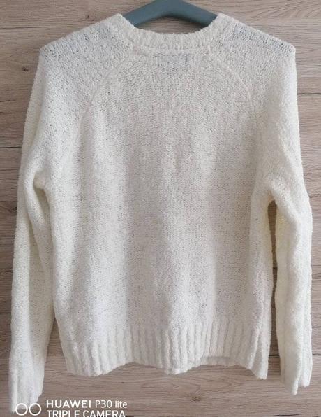 Pulovér s dlhým rukávom biely xl (46-48), primark,xl