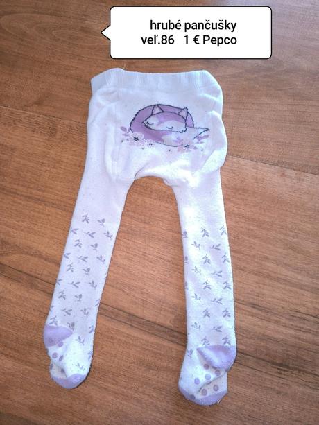 Hrubé pančušky, pepco,86