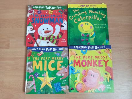 Amazing pop-up fun snowman caterpillar monkey mice, 