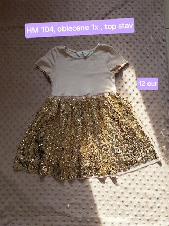 Krasne saty, vhodne na prilezitost, h&m,104