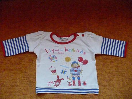 Tričko s dlhým rukávom, ladybird,62