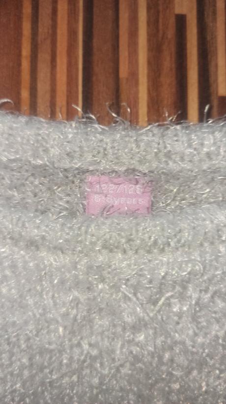 Teply svetrik so srdieckami 122/128, dopodopo,122