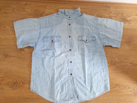 Bledá riflová košeľa, xl