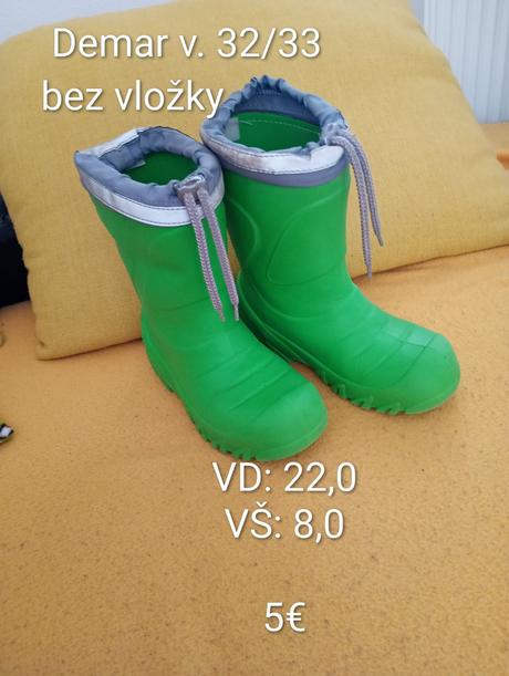 Demar gumáky, demar,33