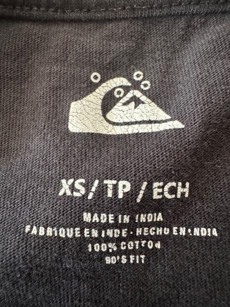 Čierne tričko quiksilver, quiksilver,xs