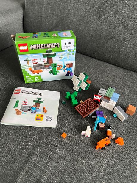 Minecraft lego a magnetické puzzle, 