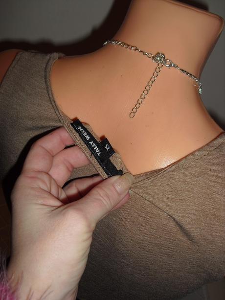 Tally weijl dlhsia hneda tunika, tally weijl,xs