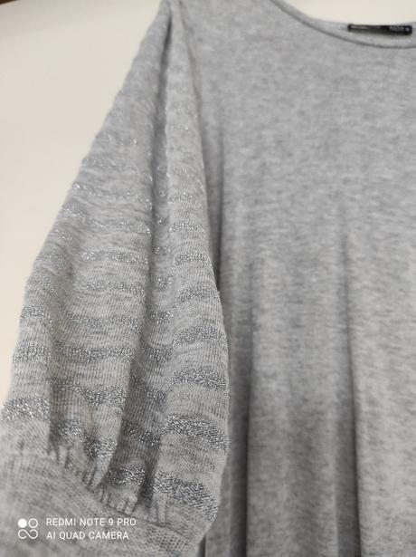 Sveter s nariasenými rukávmi, zara,s