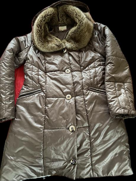 Zimná bunda medená m/l, 40