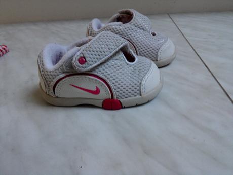 Topánocky nike, bielo sedoruzove vel. 18,5 -9cm, nike,18